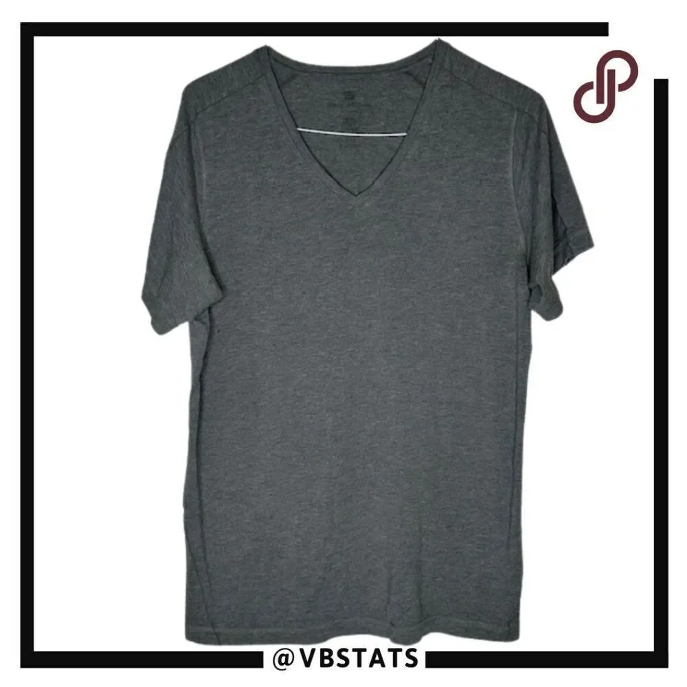 Mack Weldon 18-Hour Jersey V-Neck Undershirt Size XL‎ in Gray Heather